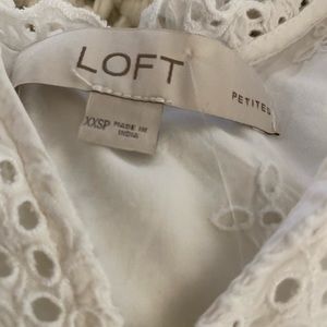 Loft Eyelet Embroidered Blouse